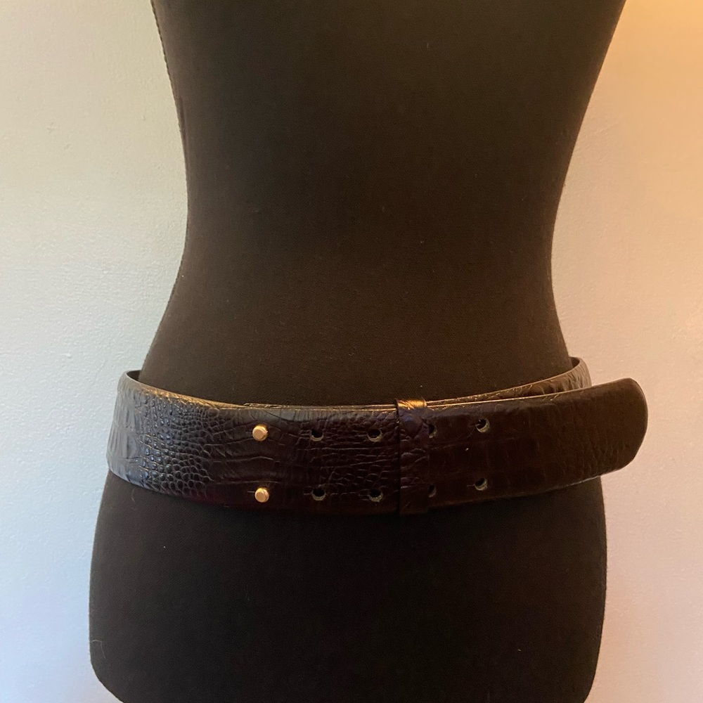 Ann Taylor Black Leather Belt Accessories